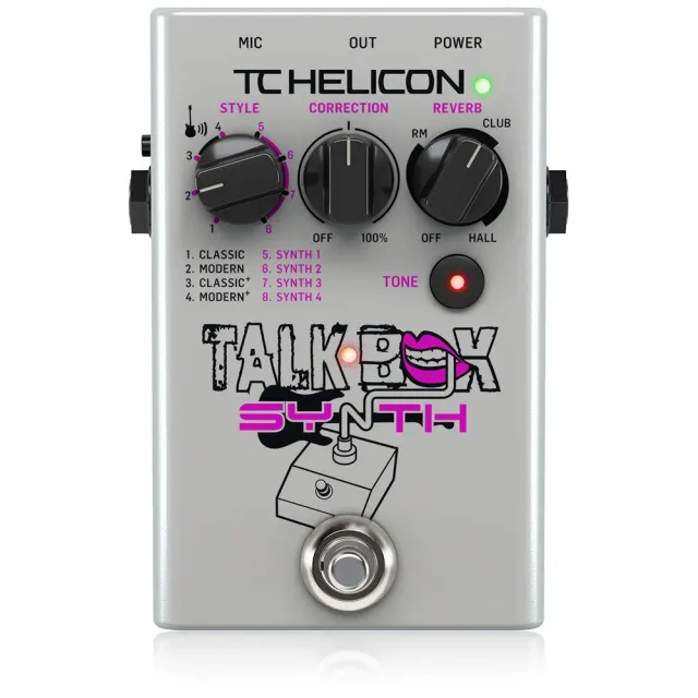 TC Helicon Talkbox Synth Effektpedal Gitarre Gesang