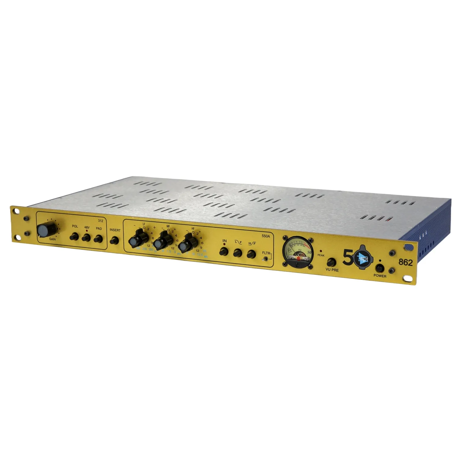 API Audio 862 50th Anniversary Channel Strip 19 Zoll 1HE