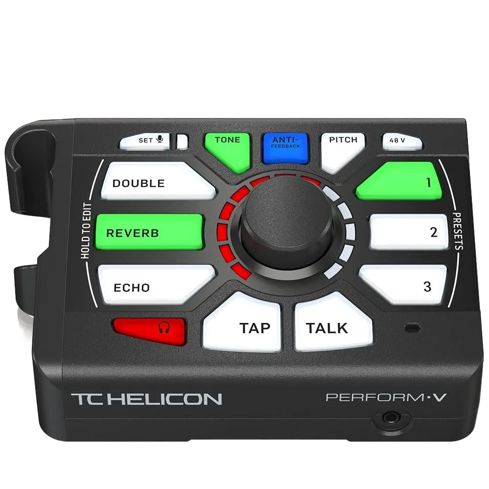 TC Helicon Perform-V Vocal-Effektgerät Stativ mit Adaptive Tone