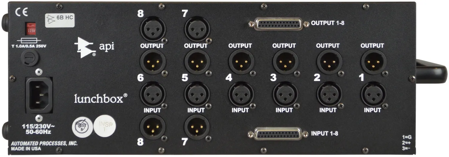 API Audio 6 Slot Lunchbox Gehäuse 6-fach