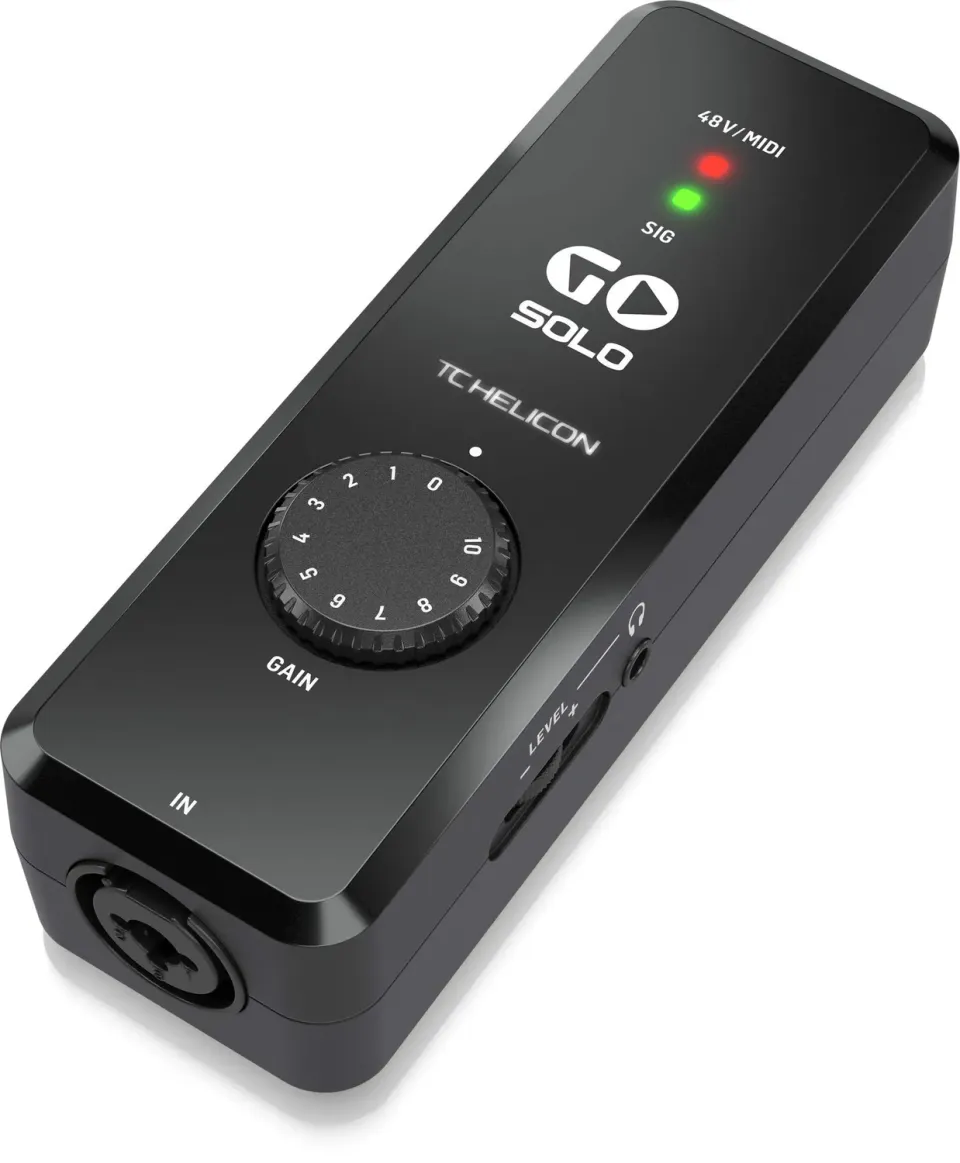 Helicon GO Solo Audiointerface mobil 24-Bit MIDI