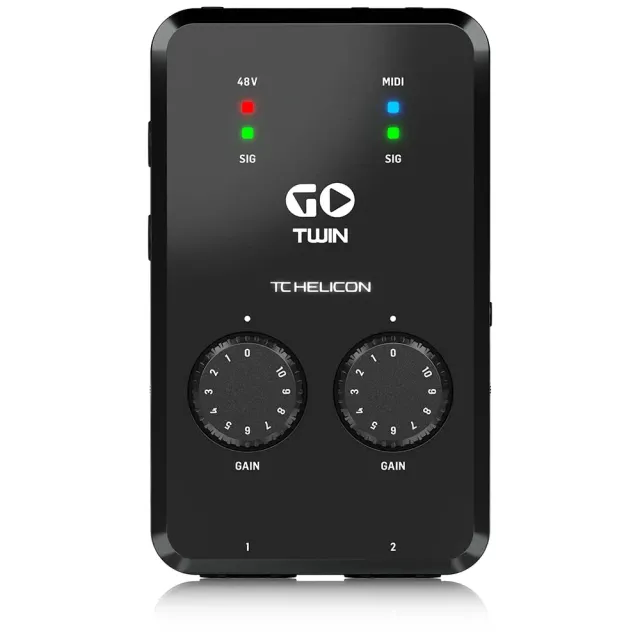 TC Helicon GO Twin Audio-Interface 2-Kanal mobil