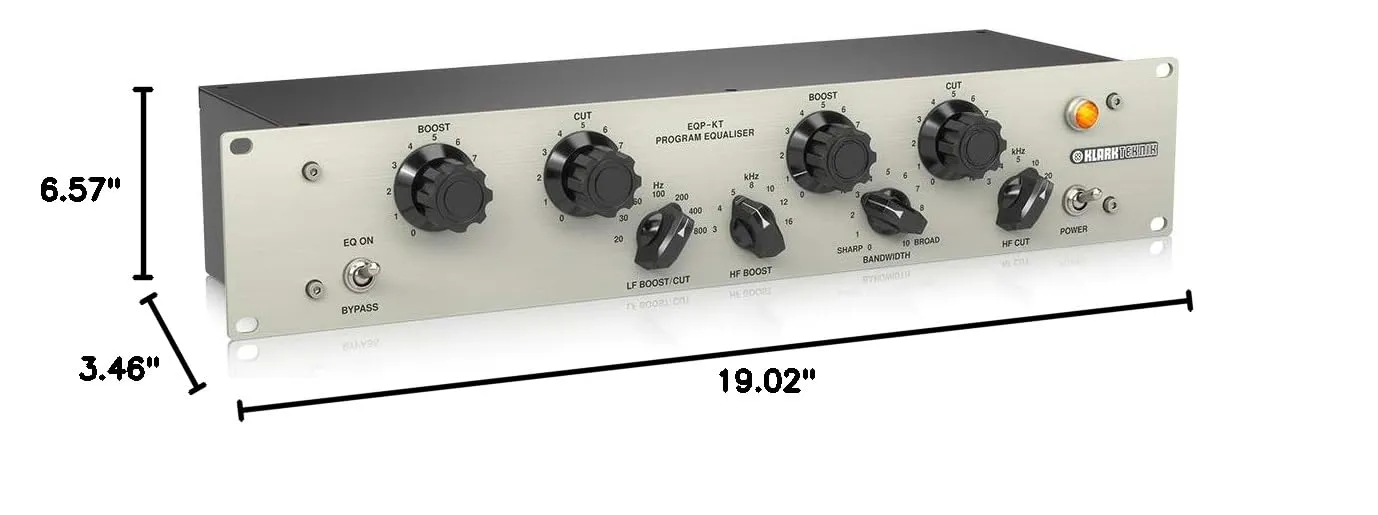 Klark Teknik EQP-KT Equalizer Röhre 2-Band Pultec-Stil