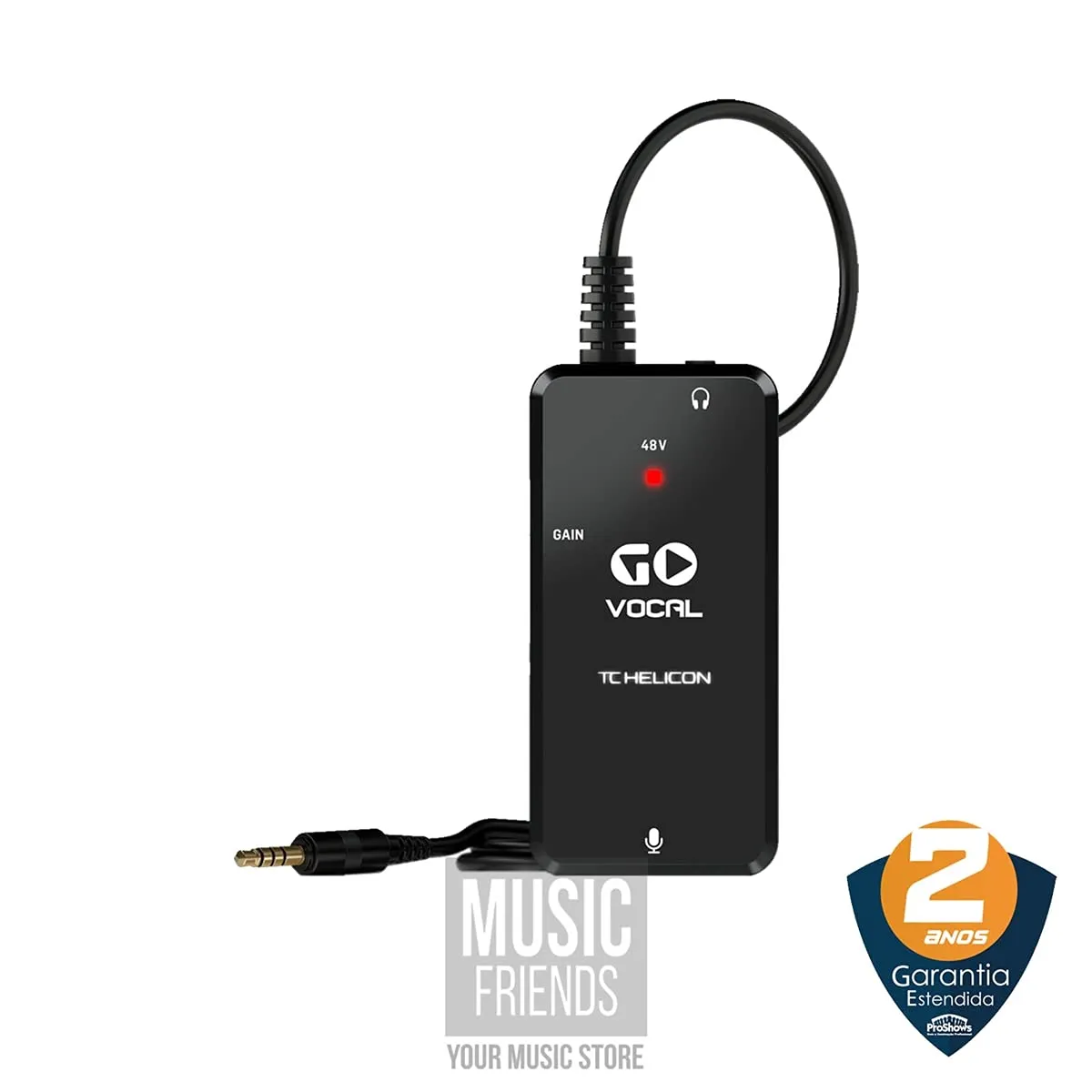 TC Helicon Go Vocal Interface Mikrofon-Preamp mobil