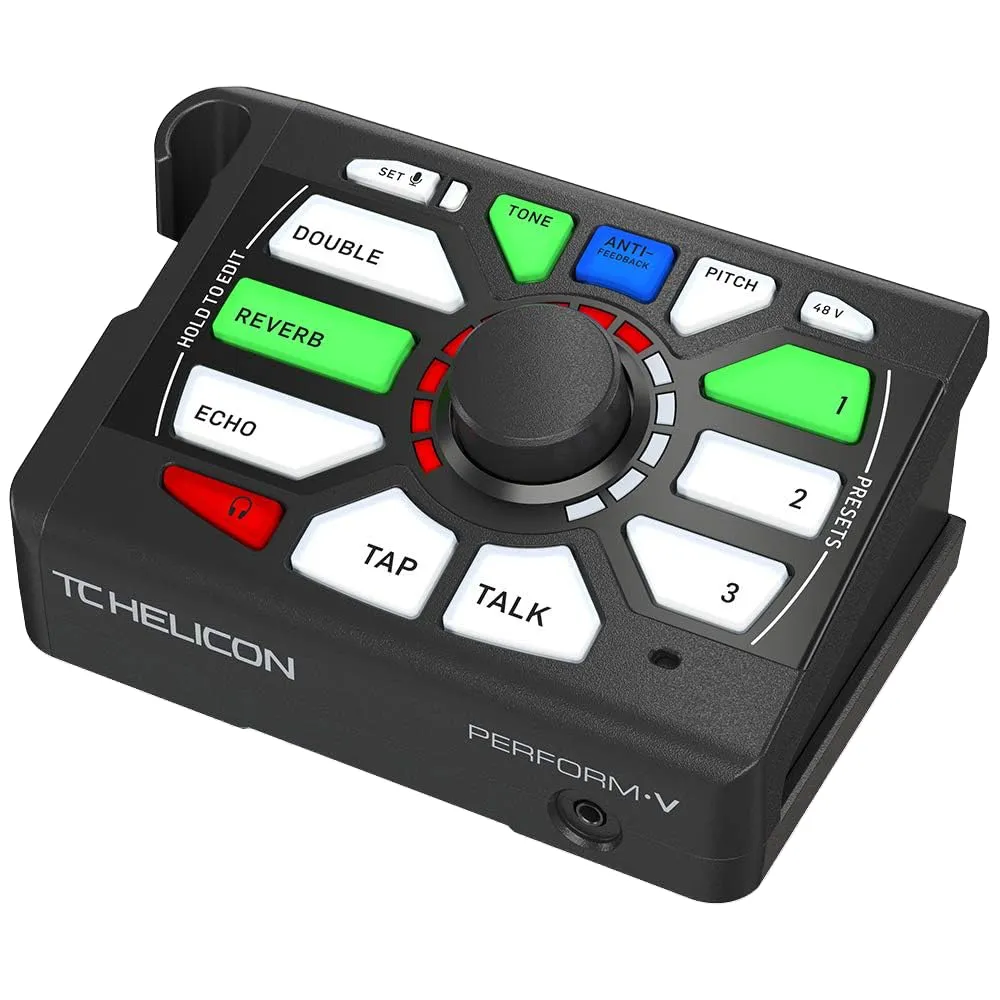 TC Helicon Perform-V Vocal-Effektgerät Stativ mit Adaptive Tone