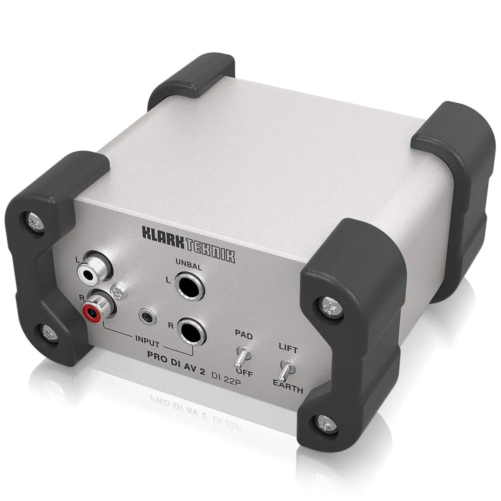 Klark Teknik Pro DI AV 2 DI 22P passive Stereo-DI-Box