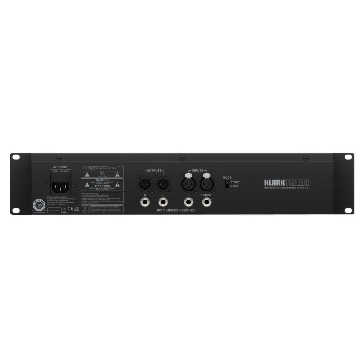 Klark Teknik BBD-320 Chorus Rack 19 Zoll analog