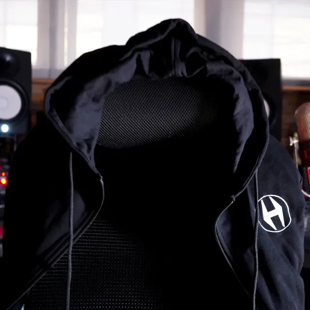 Heritage Audio H Logo Hoodie schwarz Baumwolle