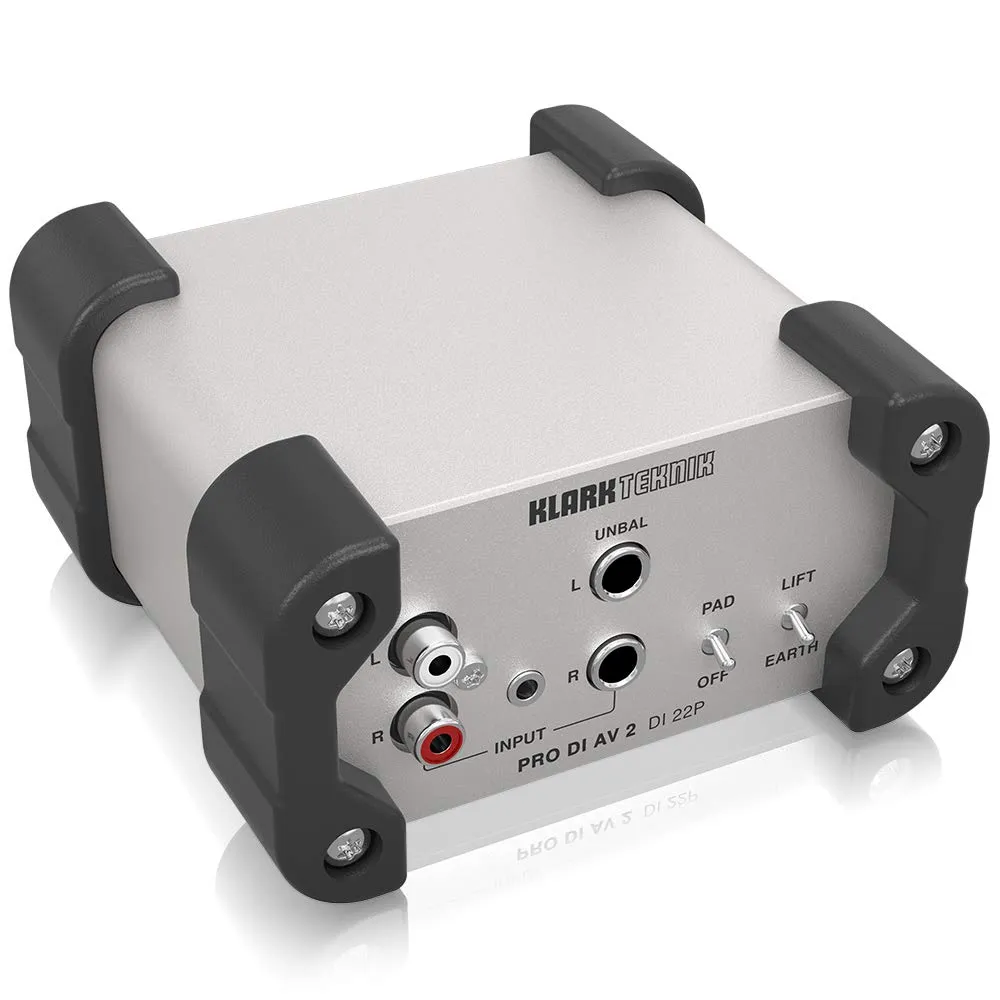 Klark Teknik Pro DI AV 2 DI 22P passive Stereo-DI-Box