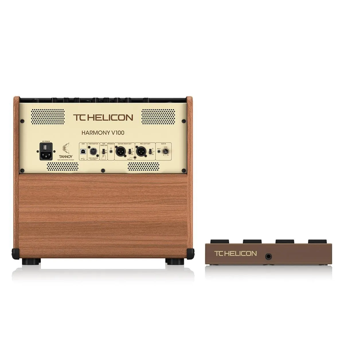 TC Helicon Harmony V100 Akustikverstärker 100W 2-Kanal