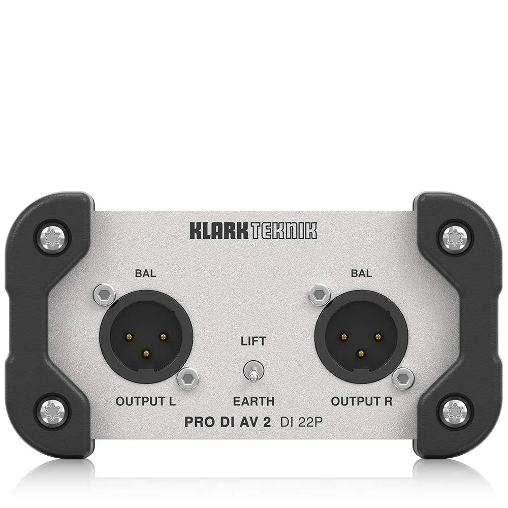 Klark Teknik Pro DI AV 2 DI 22P passive Stereo-DI-Box