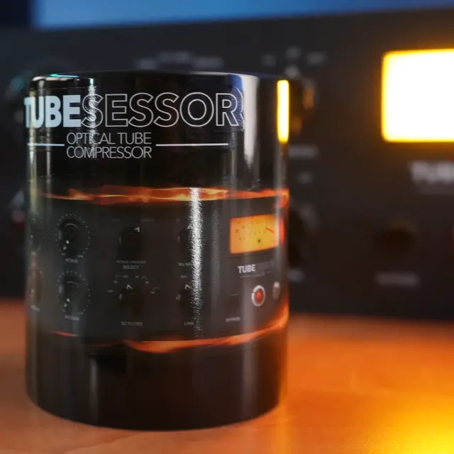 Heritage Audio MUGSESSOR Tasse Kompressor Studio Weiß