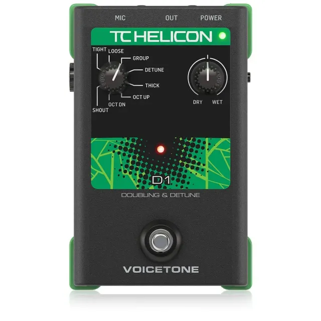 TC Helicon VoiceTone D1 Effektpedal Doubling für Gesang