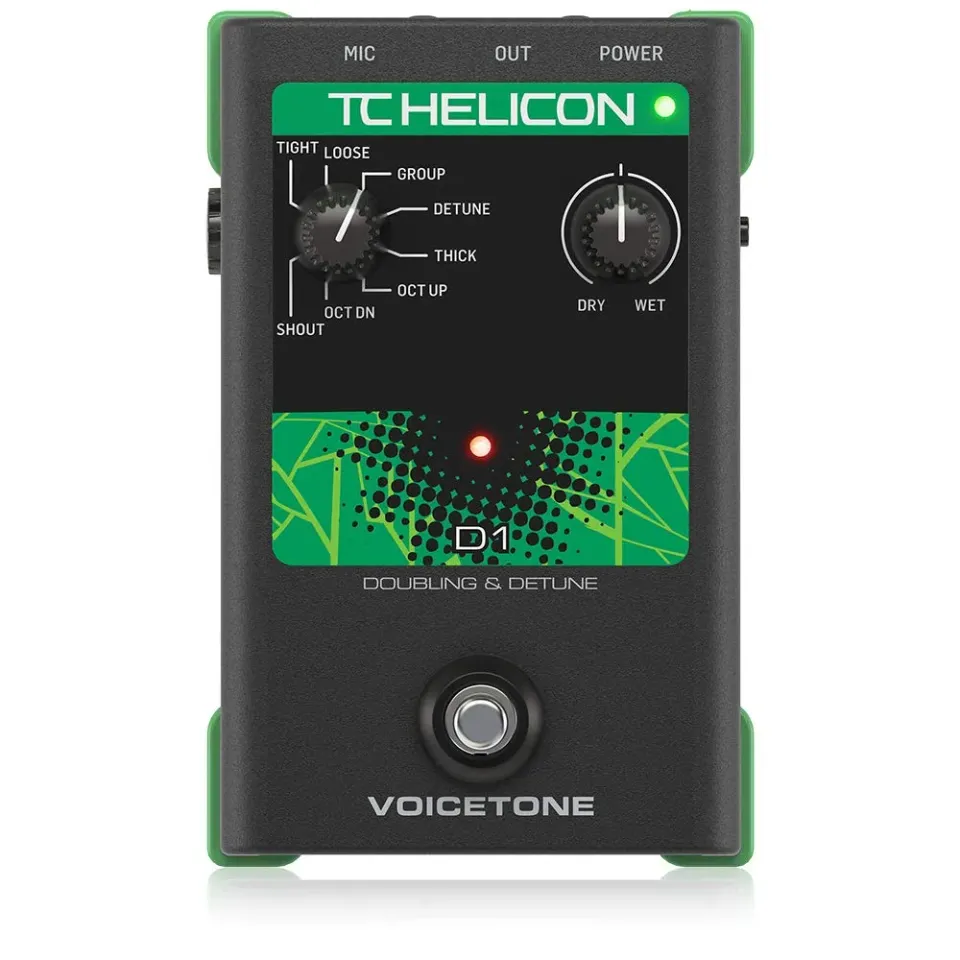 TC Helicon VoiceTone D1 Effektpedal Doubling für Gesang