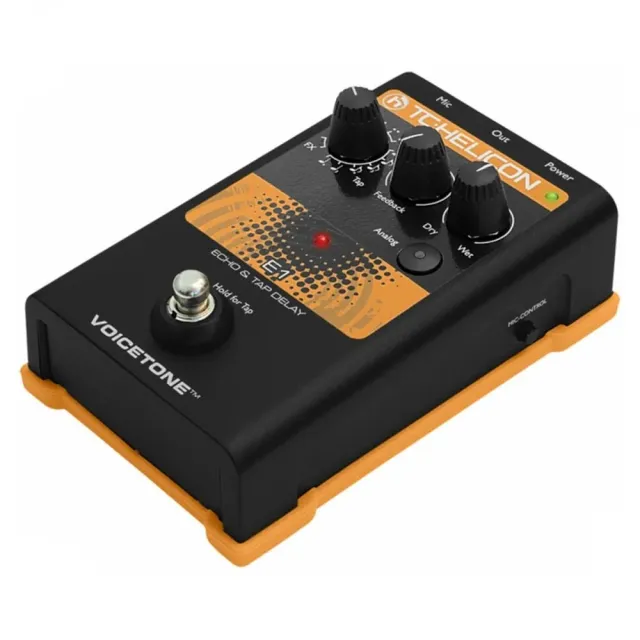 TC Helicon VoiceTone E1 Effektpedal Echo 13 Delay-Stile