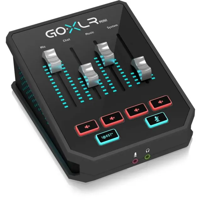TC Helicon GoXLR Mini Streaming-Mixer kompakt mit Midas-Preamp