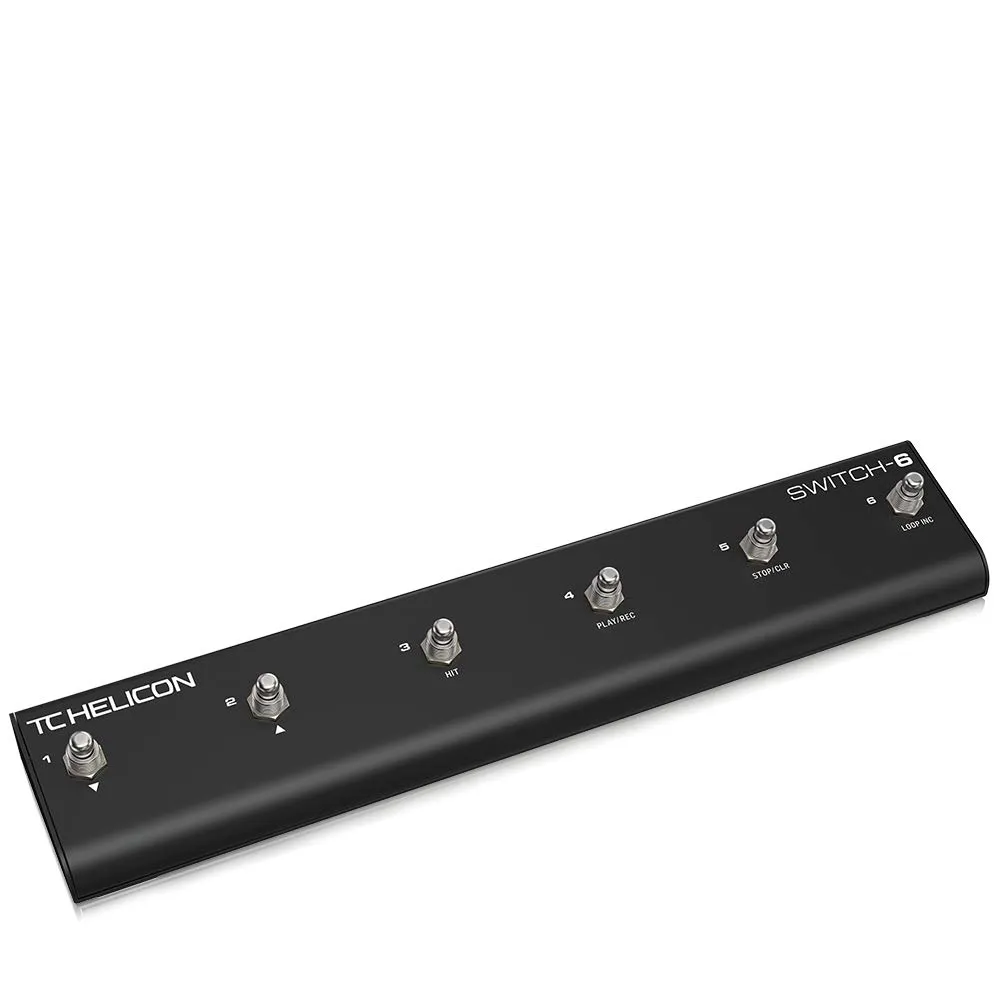 TC Helicon Switch-6 Fußpedal 6-fach für VoiceLive