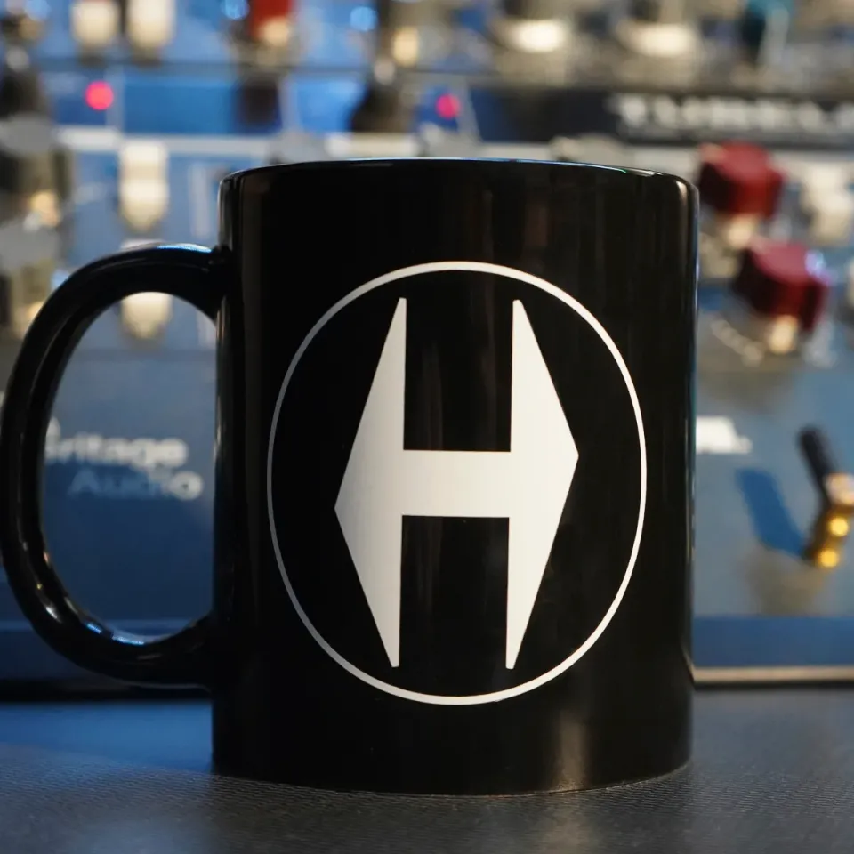 Heritage Audio H Logo Tasse schwarz Keramik