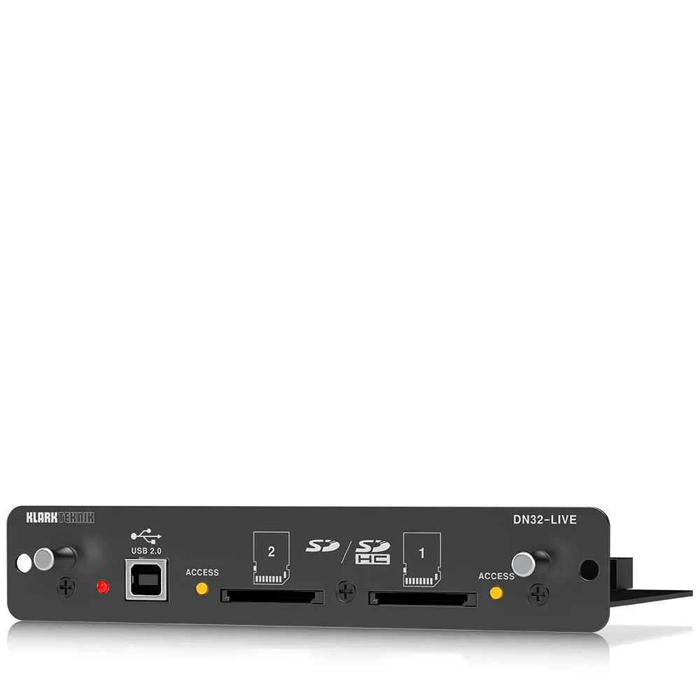 Klark Teknik DN32-LIVE Erweiterungsmodul SD USB 32 Kanäle