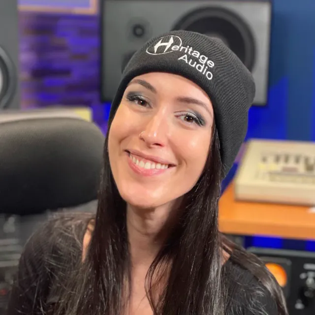 Heritage Audio H Logo Beanie schwarz Strick