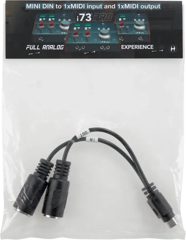Heritage Audio i73 PRO MINI DIN MIDI-Kabel 1x In 1x Out