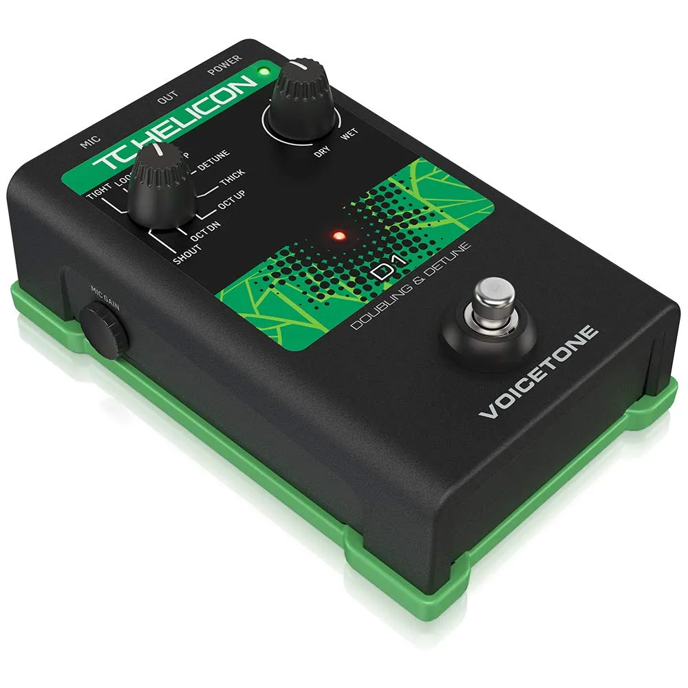 TC Helicon VoiceTone D1 Effektpedal Doubling für Gesang