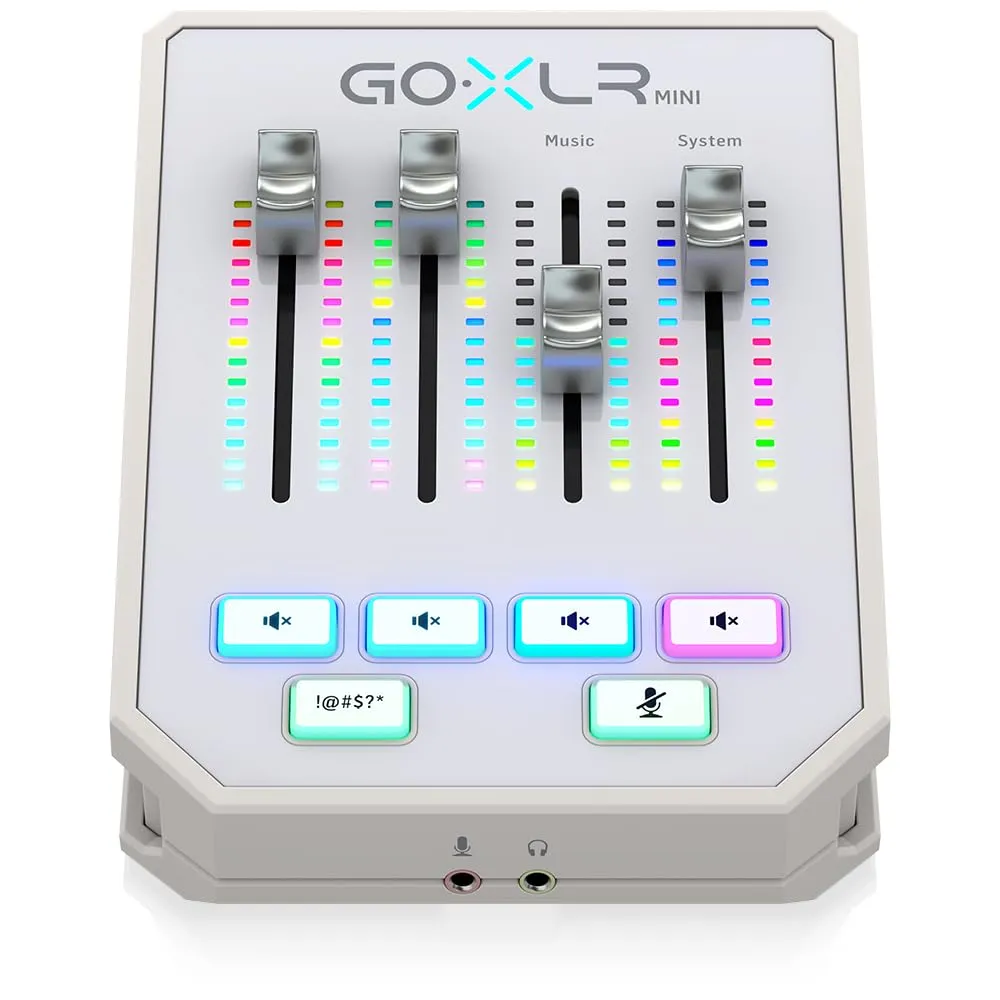 HELICON GoXLR MINI-WH Broadcast-Mixer Weiß USB