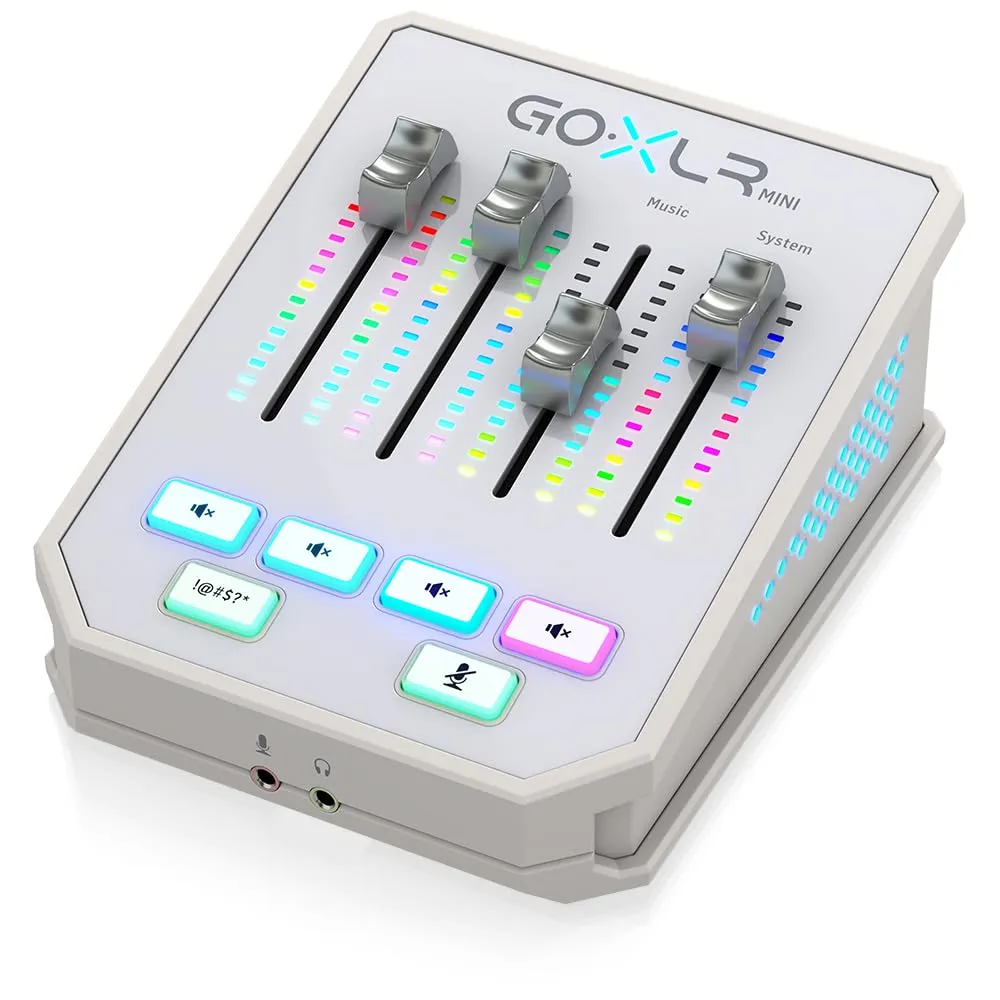 HELICON GoXLR MINI-WH Broadcast-Mixer Weiß USB
