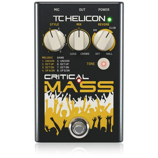 TC Helicon Critical Mass Stompbox Chor-Effekt