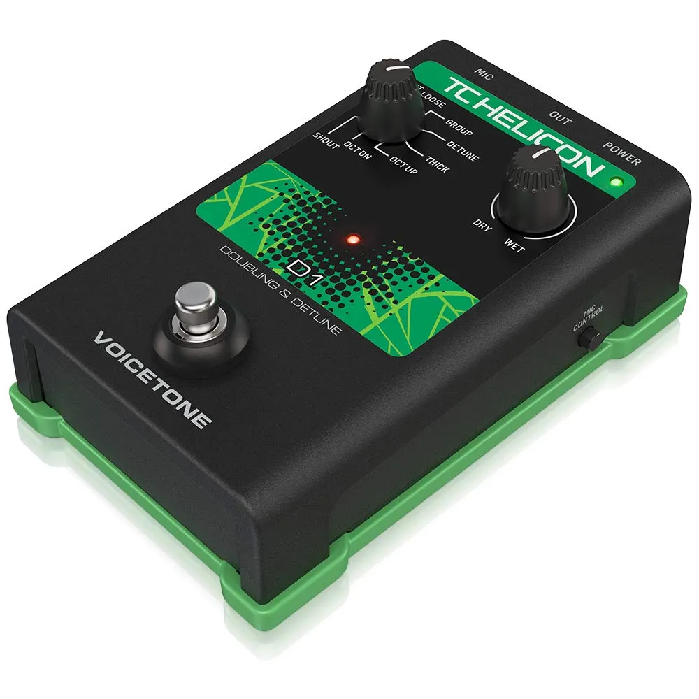TC Helicon VoiceTone D1 Effektpedal Doubling für Gesang