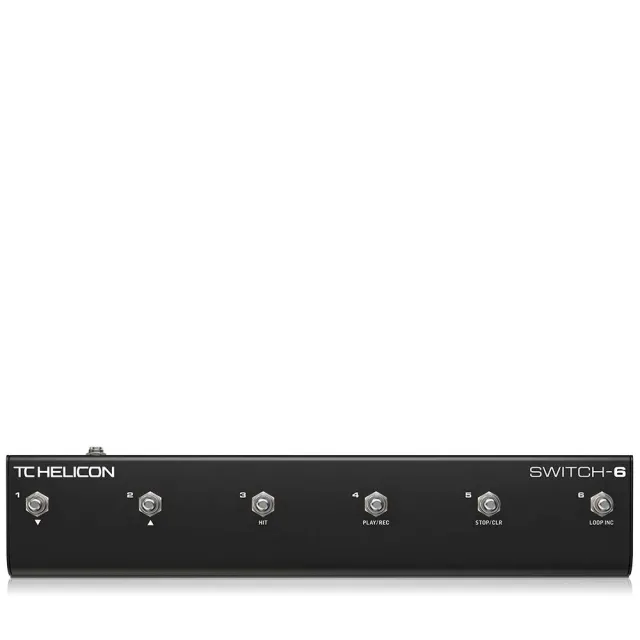 TC Helicon Switch-6 Fußpedal 6-fach für VoiceLive