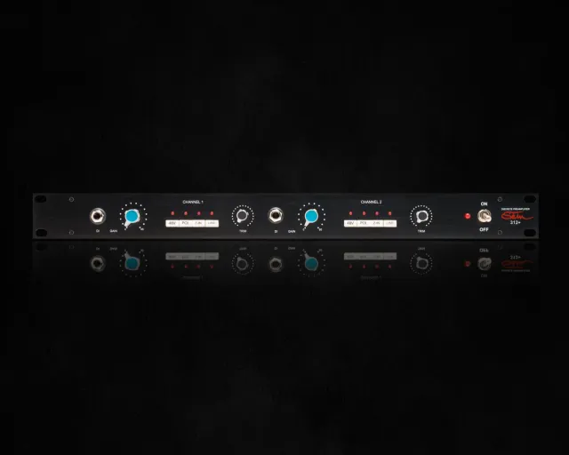 Stam Audio 312+ Mikrofonvorverstärker 2-Kanal 1HE