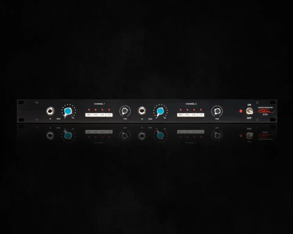 Stam Audio 312+ Mikrofonvorverstärker 2-Kanal 1HE