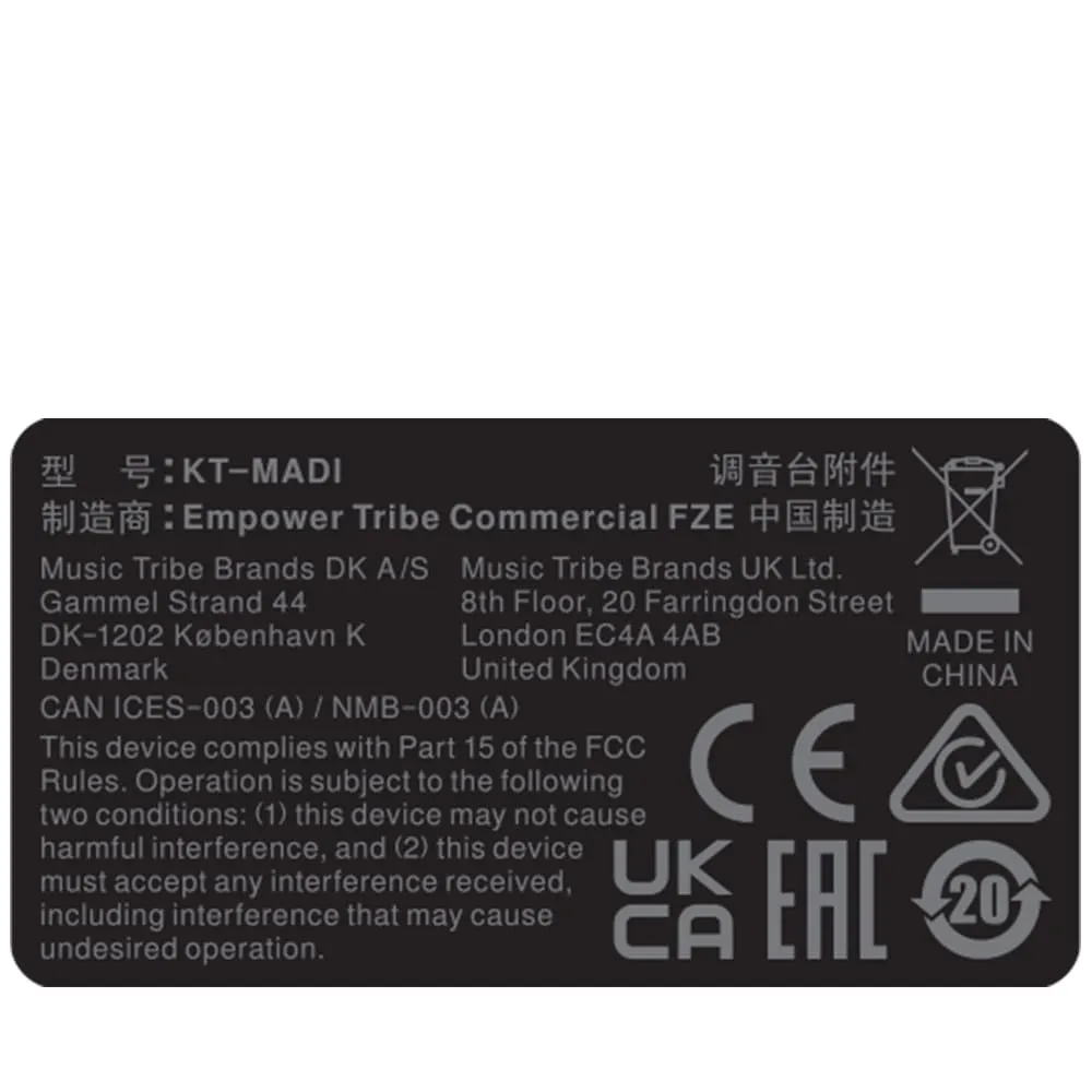 Klark Teknik KT-MADI MADI Netzwerkmodul 64 Kanäle BNC Fiber
