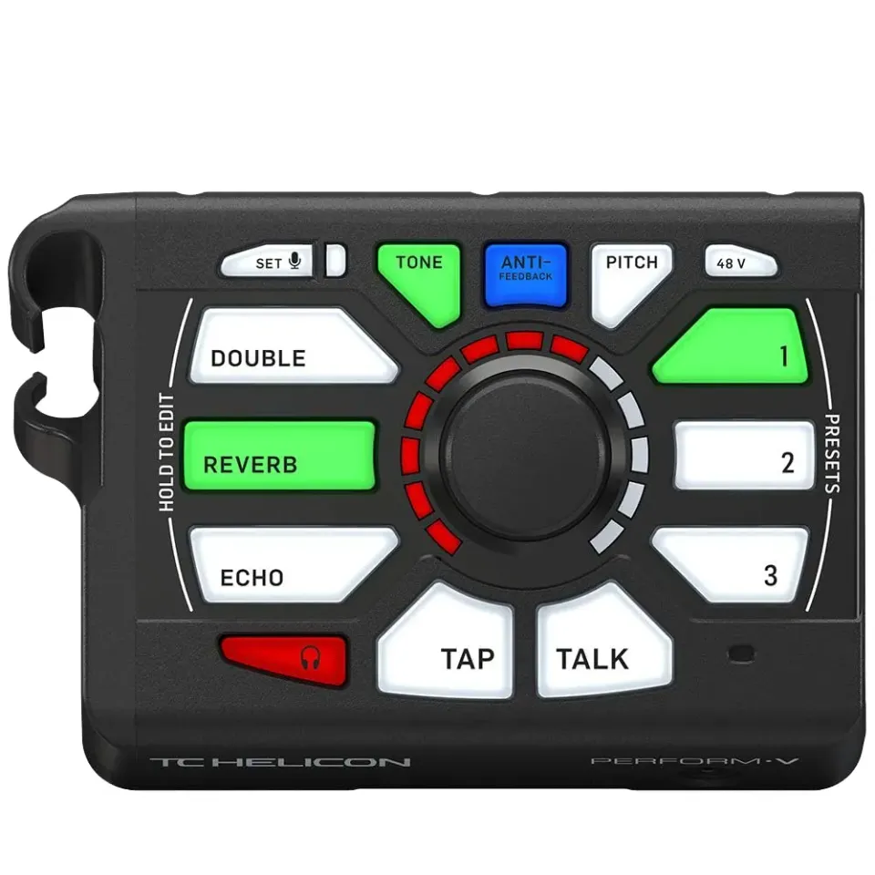 TC Helicon Perform-V Vocal-Effektgerät Stativ mit Adaptive Tone