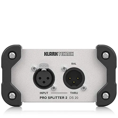 Klark Teknik Pro Splitter 2 DS 20 Signalsplitter 1-in 2-out