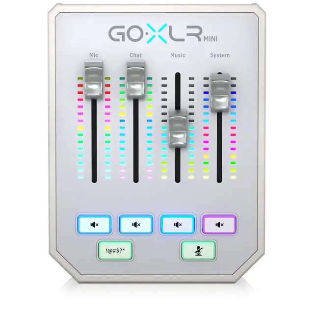 HELICON GoXLR MINI-WH Broadcast-Mixer Weiß USB