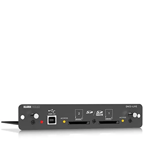 Klark Teknik DN32-LIVE Erweiterungsmodul SD USB 32 Kanäle