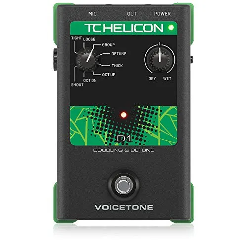 TC Helicon VoiceTone D1 Effektpedal Doubling für Gesang