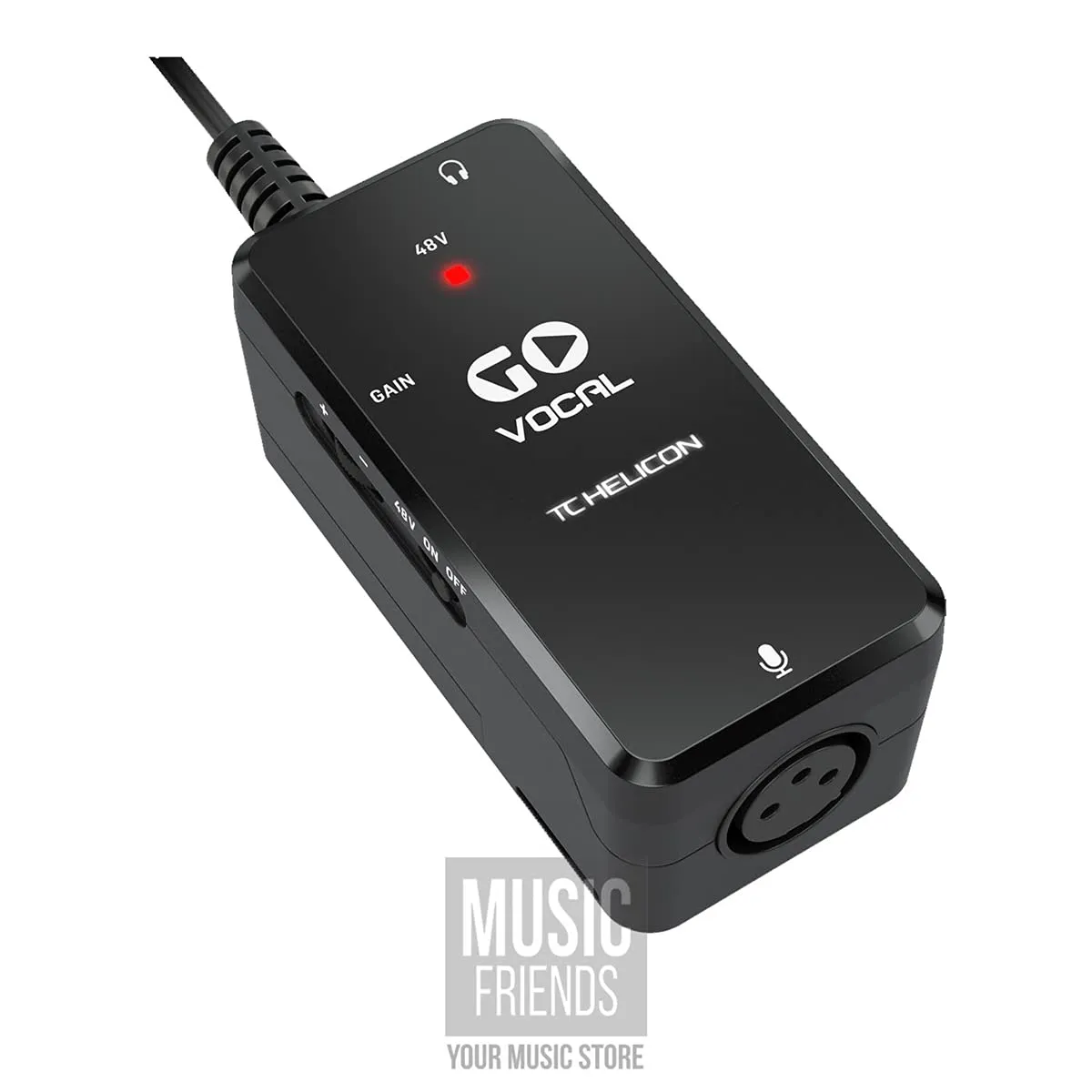 TC Helicon Go Vocal Interface Mikrofon-Preamp mobil