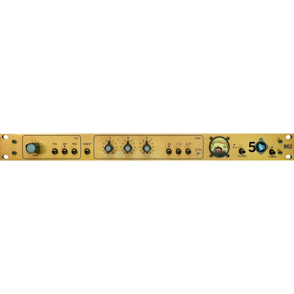 API Audio 862 50th Anniversary Channel Strip 19 Zoll 1HE