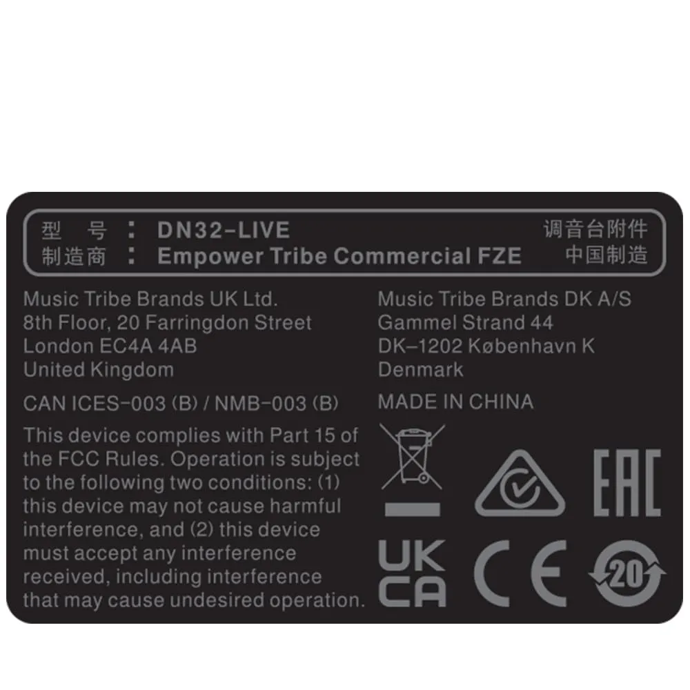 Klark Teknik DN32-LIVE Erweiterungsmodul SD USB 32 Kanäle