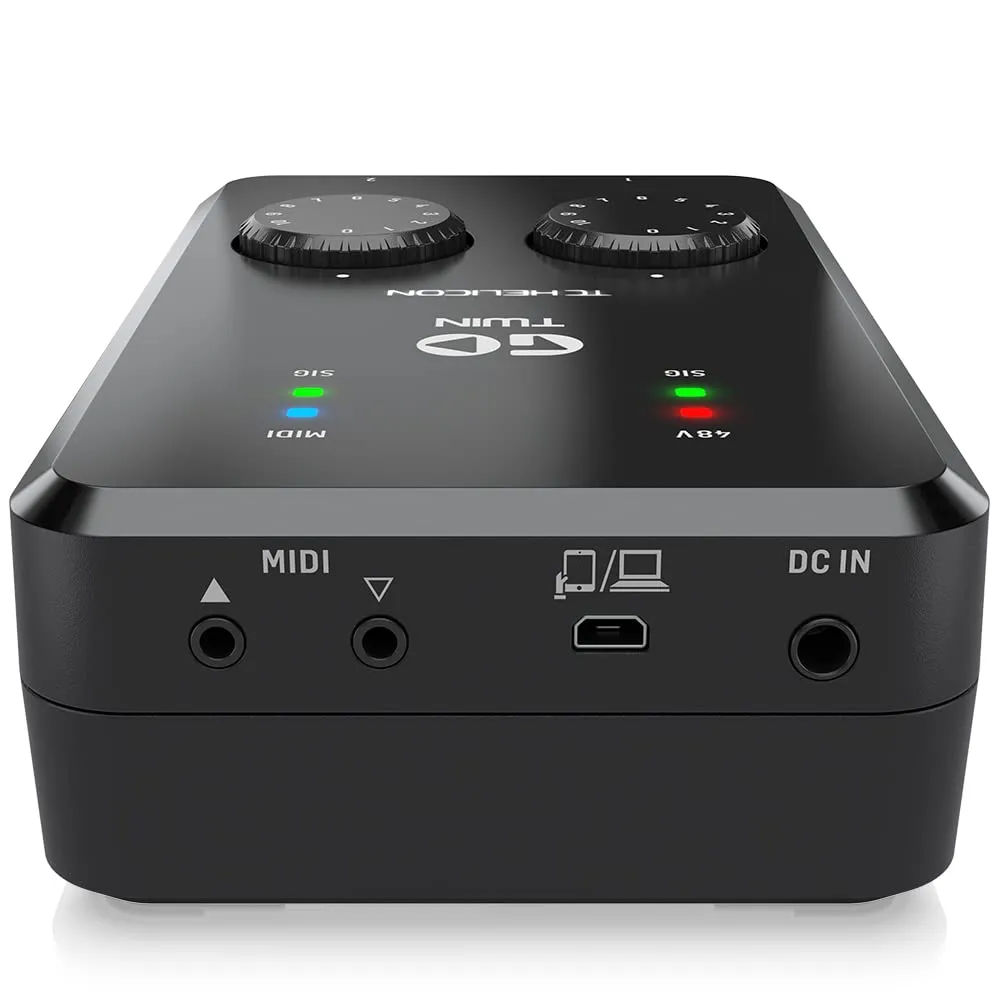 TC Helicon GO Twin Audio-Interface 2-Kanal mobil