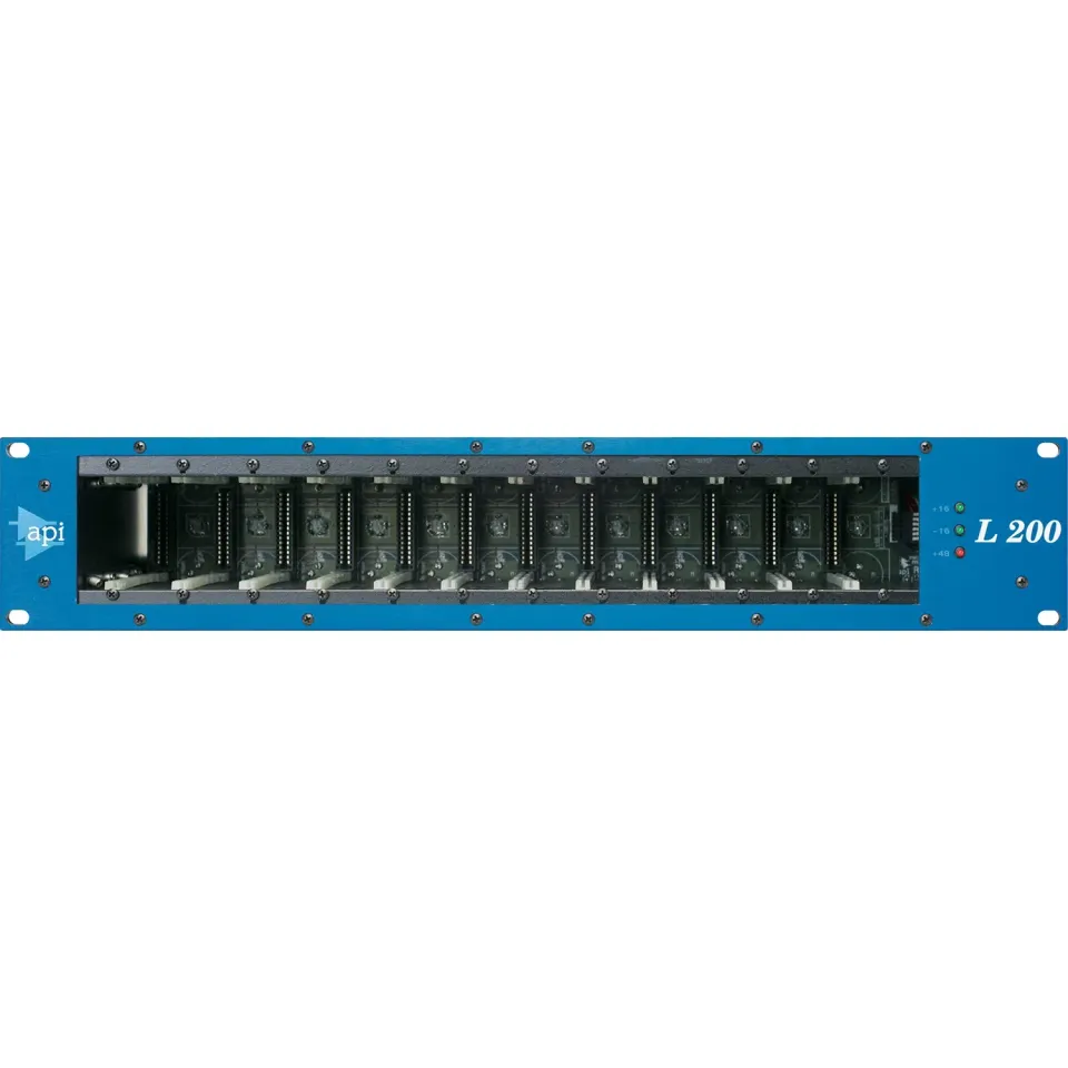 API Audio L200R 12 Slot Rack 19 Zoll 2HE Modulträger